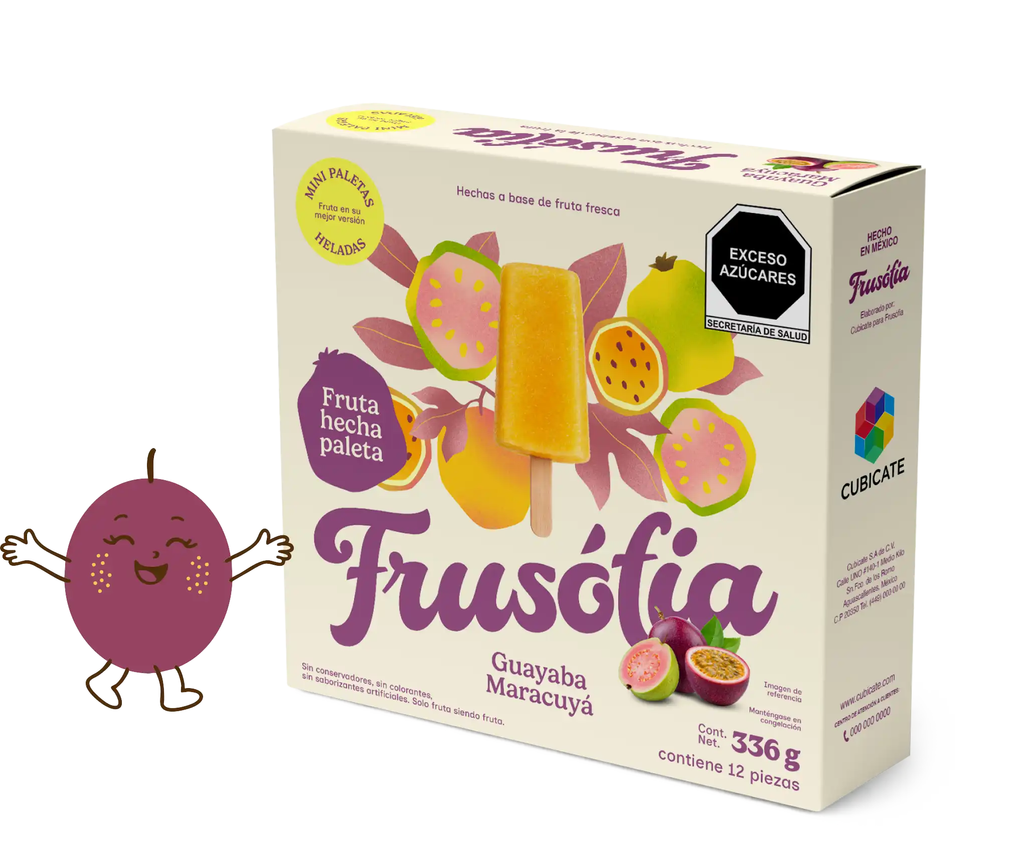 Fruta real, fresca y deliciosa.