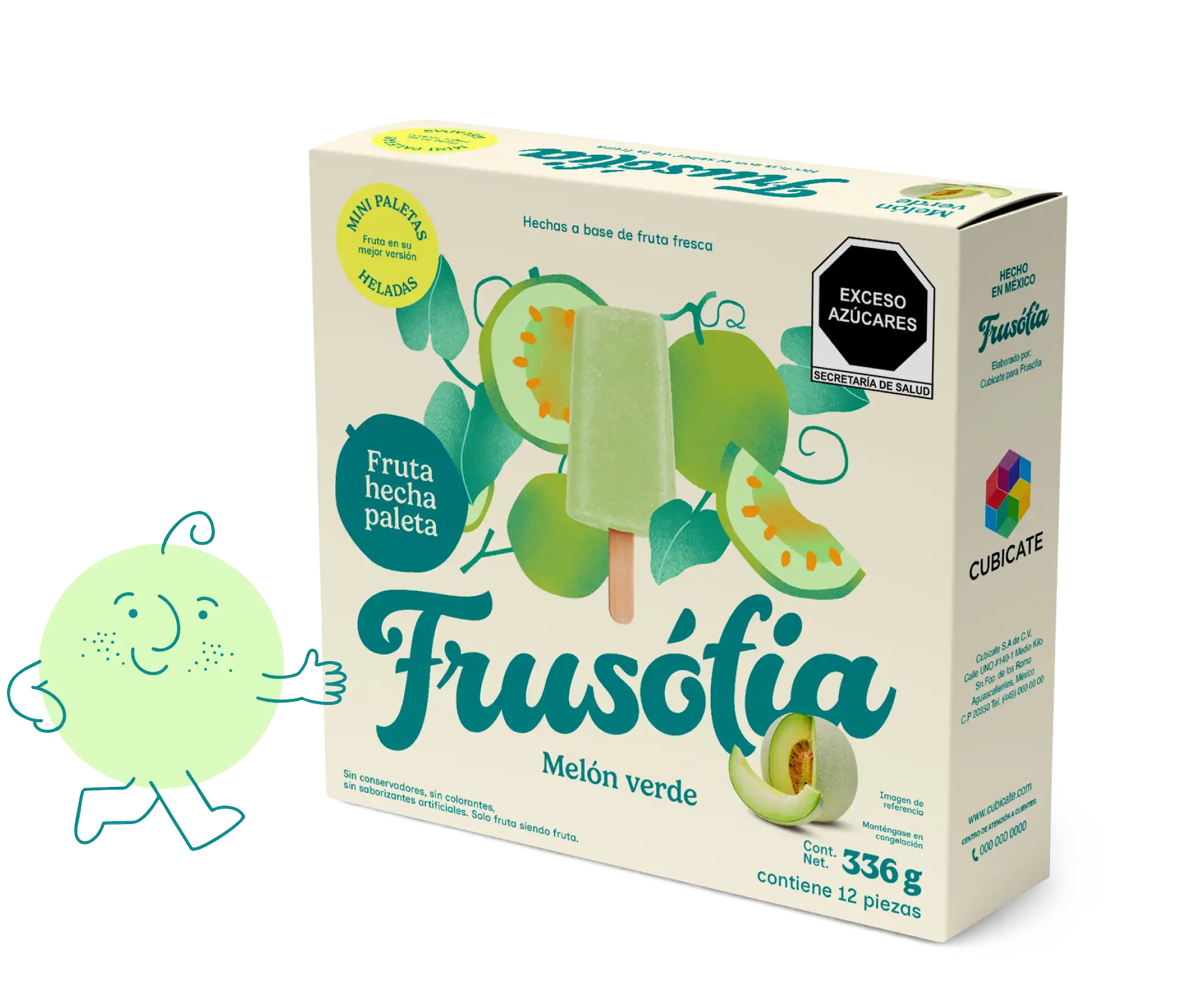 Fruta real, fresca y deliciosa.